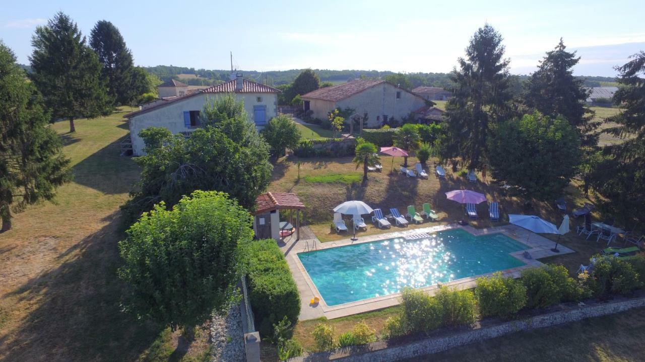 Chez Sarrazin Villa Brossac Bagian luar foto